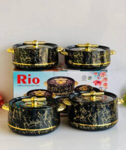 4 Set Insulated Food Warmer for Party - Portable & Stylish