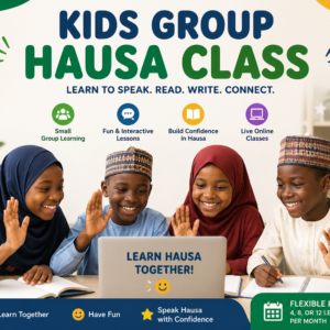 Kids Group Hausa Class
